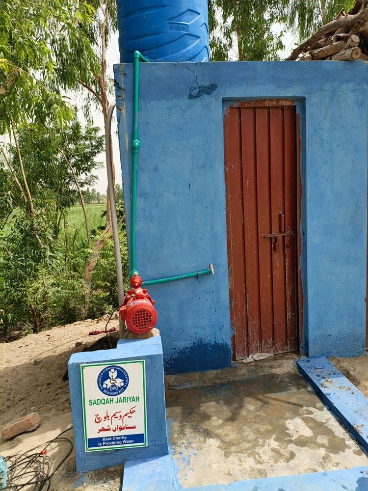 Clean water pump installed by DPO